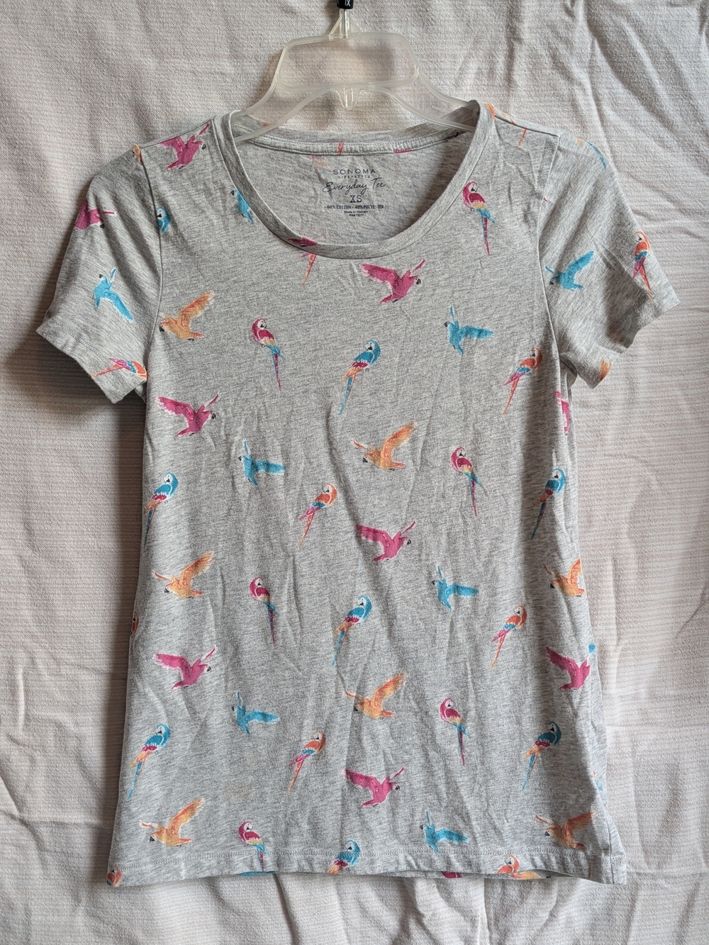 Sonoma Everyday Tee In Tropical Parrot Print
